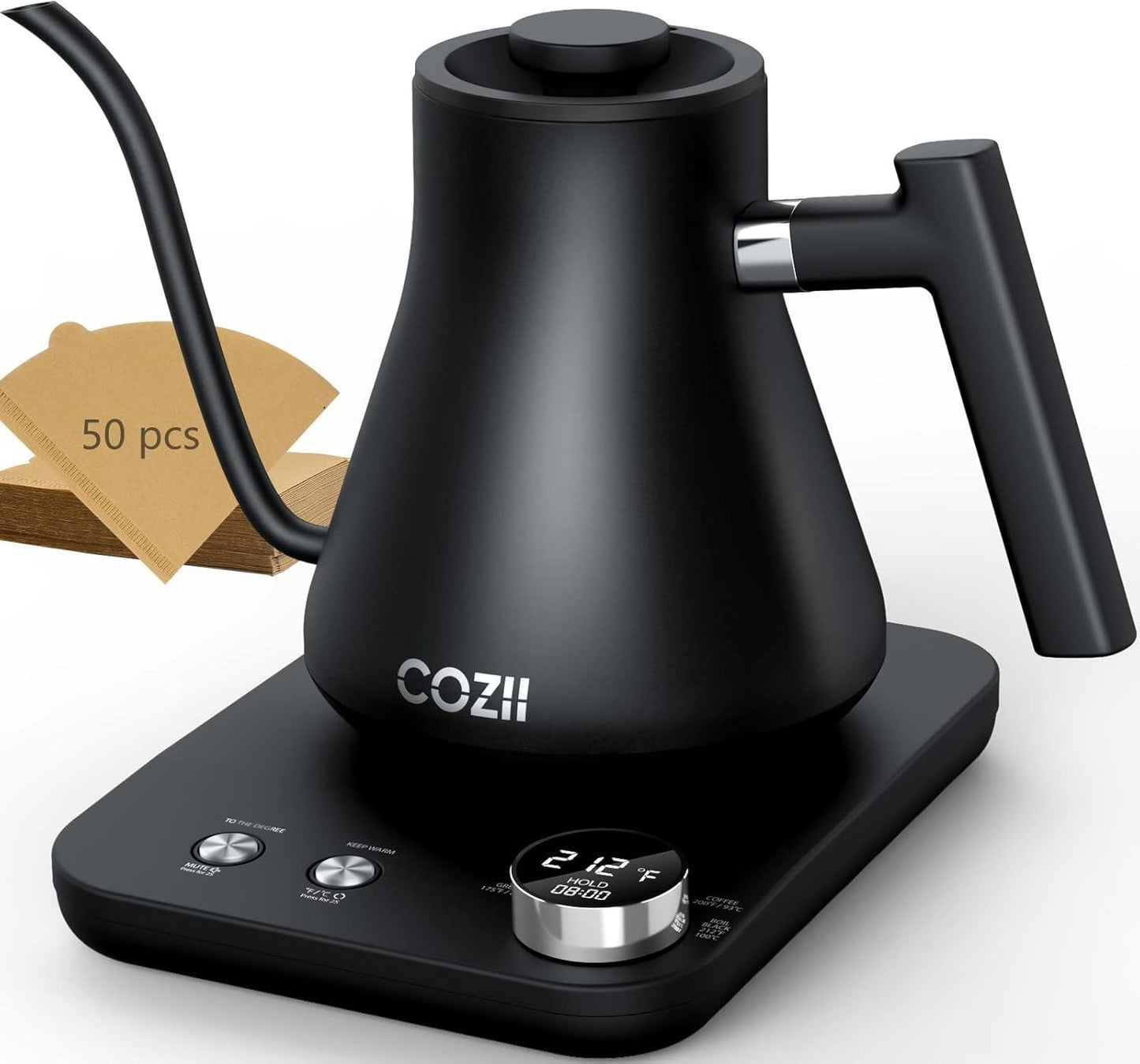 COZII Electric Coffee Kettle Black